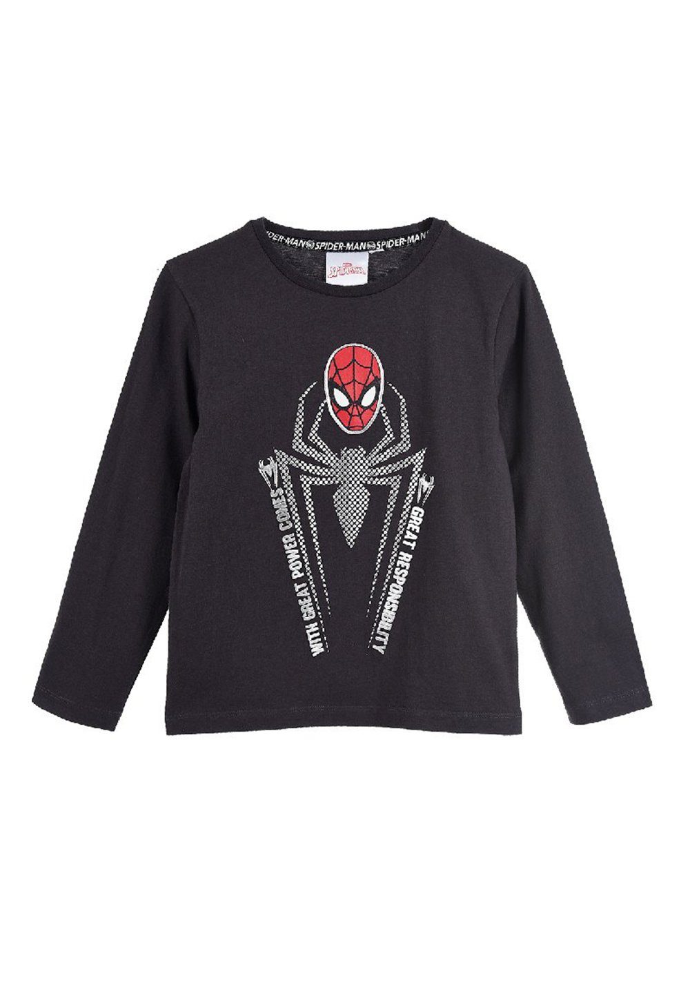 Spiderman Langarmshirt Kinder Jungen Oberteil langarm Longsleeve