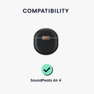 kwmobile Kopfhörer-Schutzhülle Hülle für SoundPeats Air 4, Silikon Schutzhülle Etui Case Cover für In-Ear Headphones