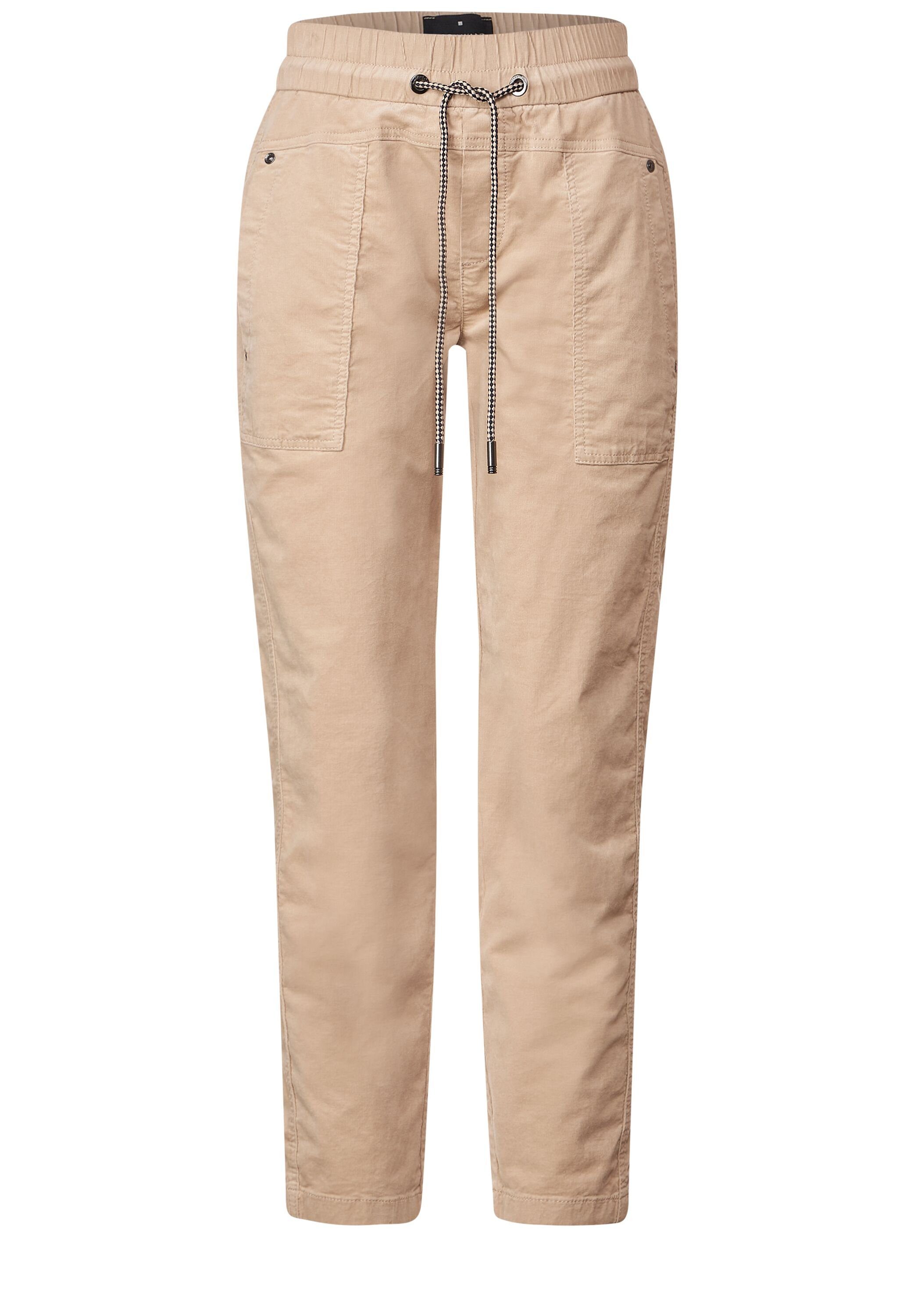 STREET ONE Cordhose in Unifarbe