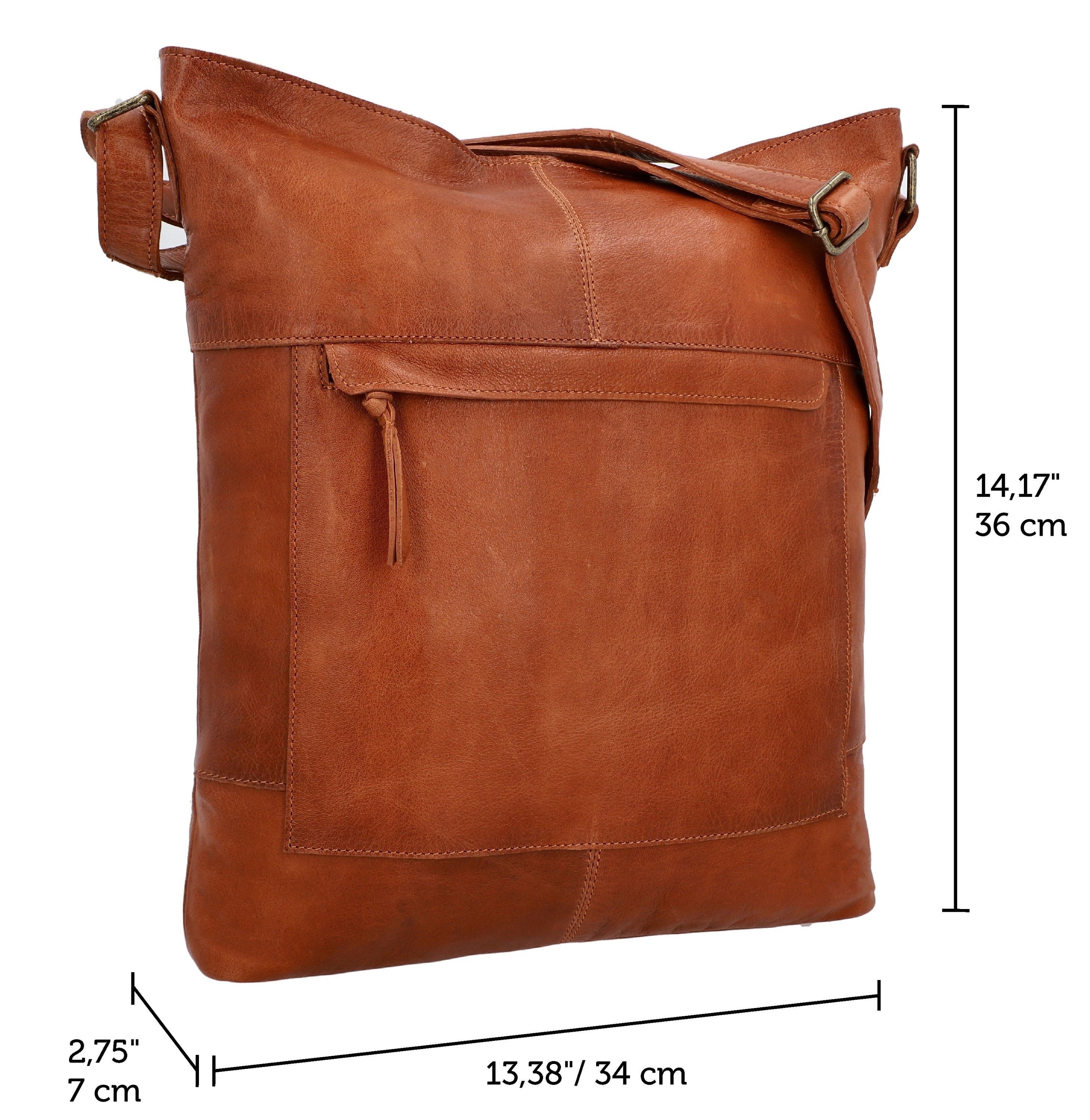 Gusti Leder Handtasche Gusti Leder Umhängetasche Maola (1-tlg)