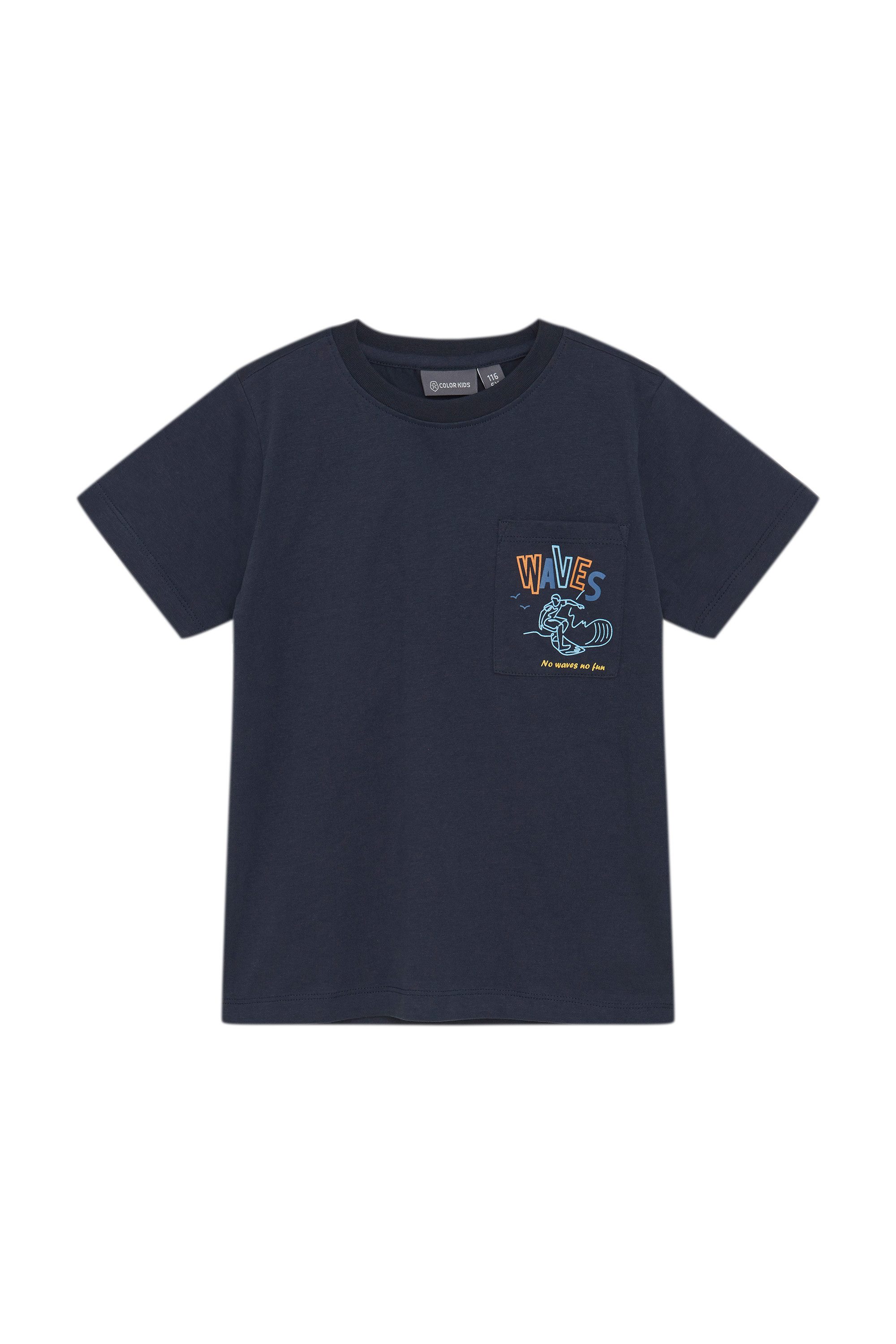Rundhalsshirt COT-shirt W. 2 Print - S/S