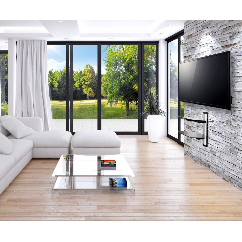 tectake Wandregal Hängeregal mit 2 Ablagen für DVD-Player und Receiver, 44x günstig online kaufen