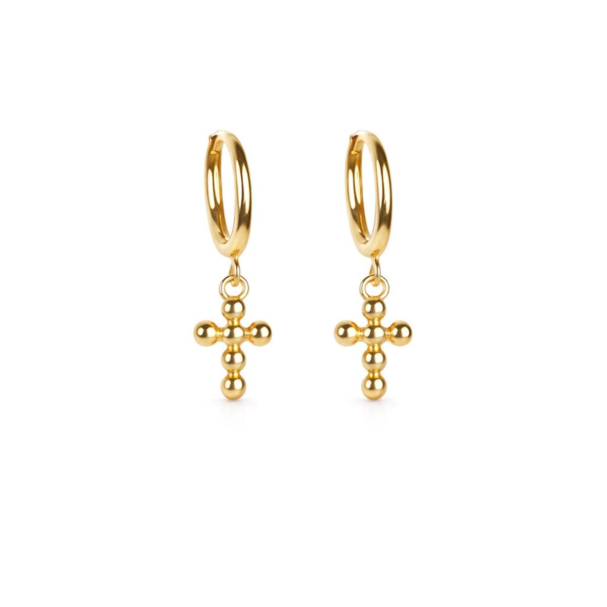 Cala Rose Paar Ohrstecker BUBBLE CROSS