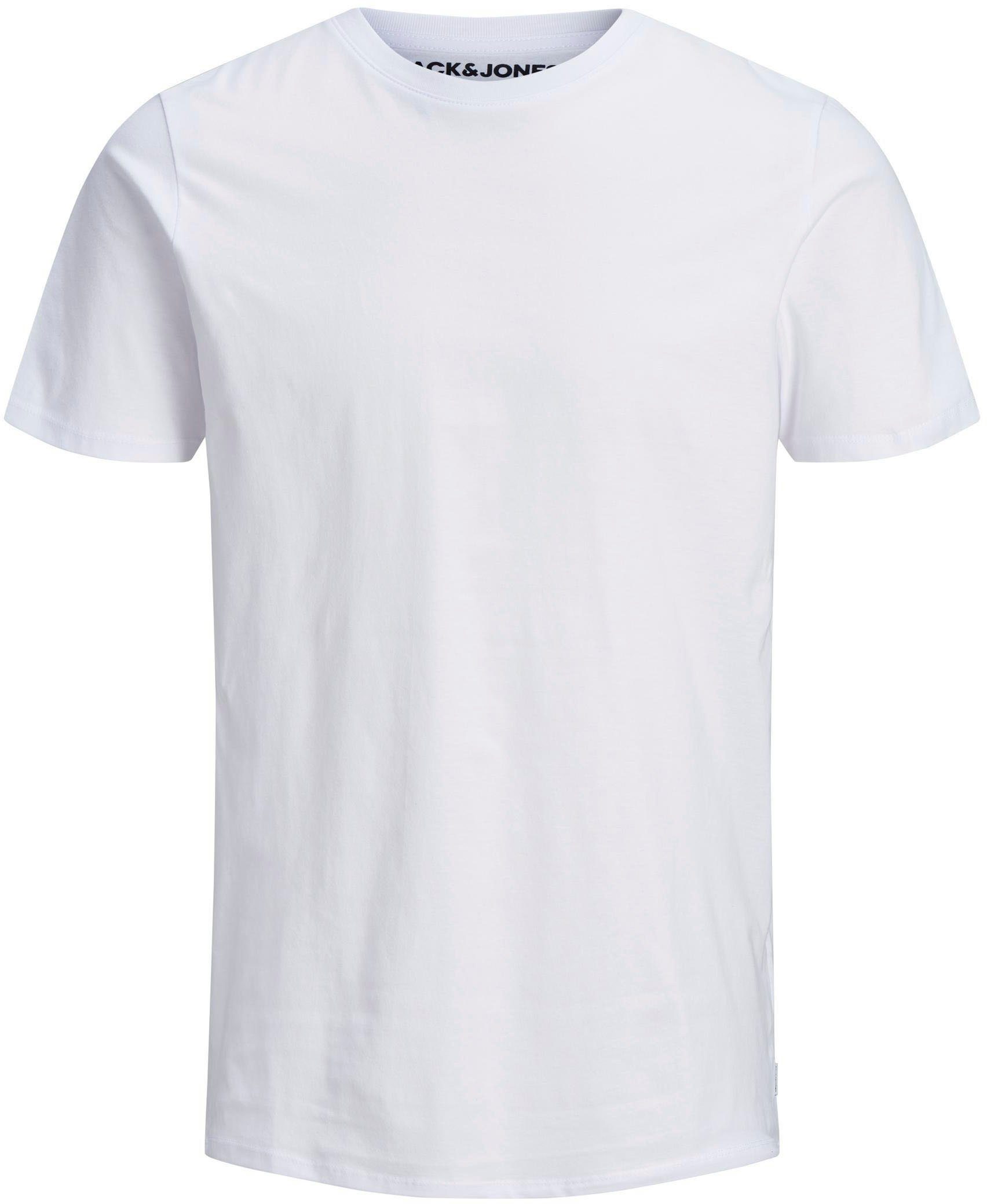 T-Shirt JJEORGANIC BASIC TEE SS O-NE 5PK MP NOOS