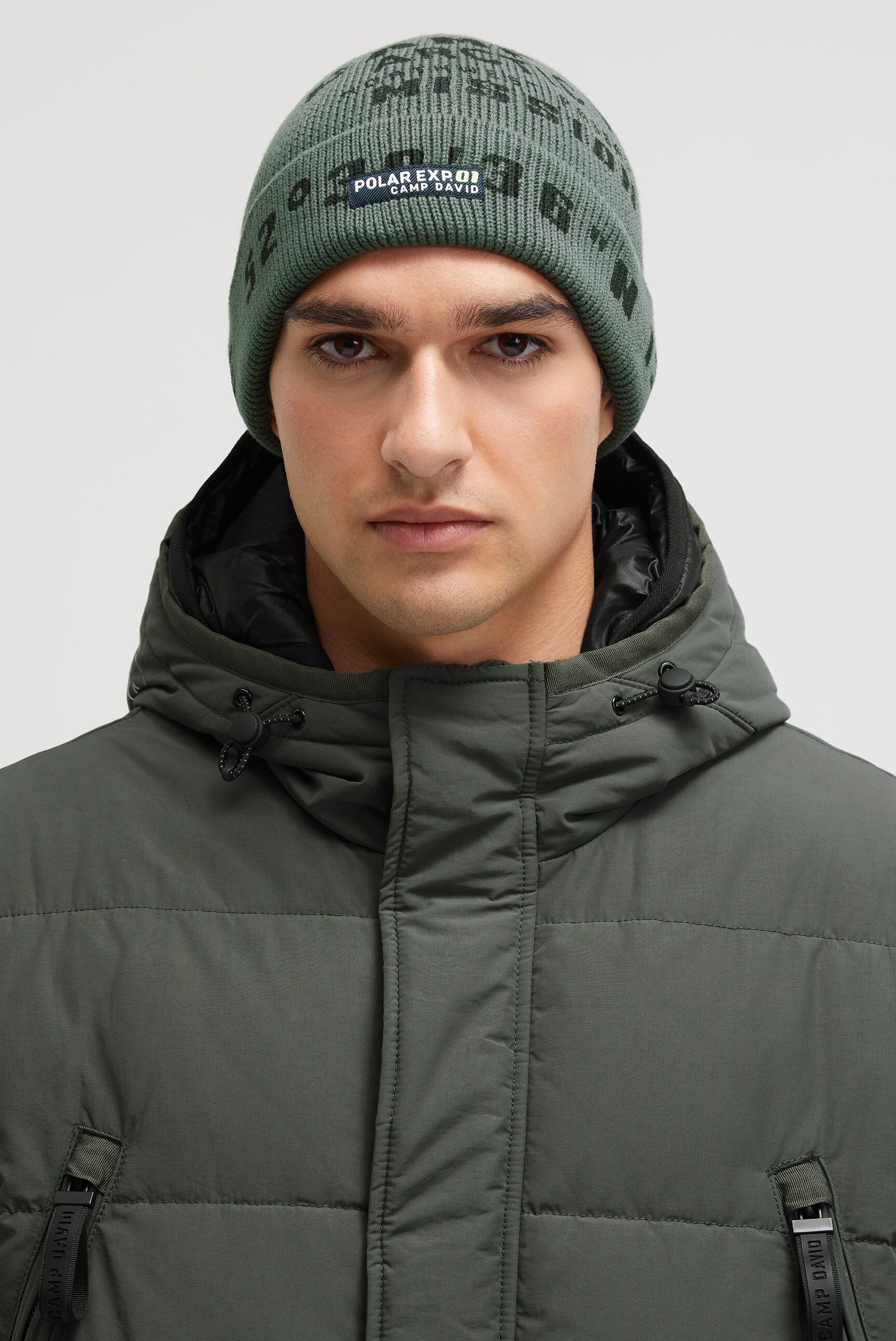 CAMP DAVID Strickmütze aus Baumwolle