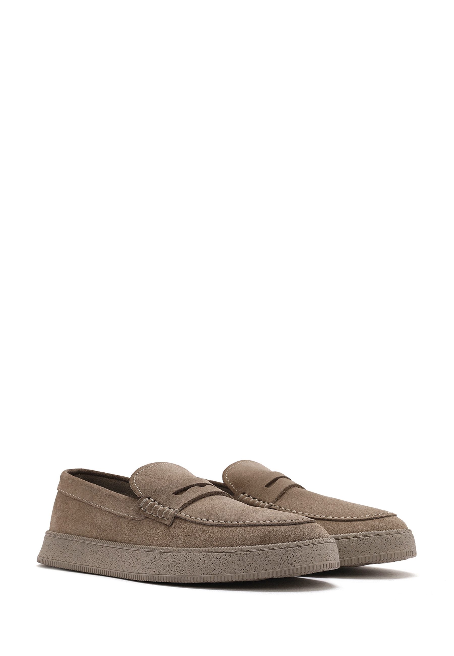 Derimod Lässige Loafer aus Leder Loafer Echtes Wildleder, Lederfutter, EVA-Sohle, Slip-on – Bild 3 von 5