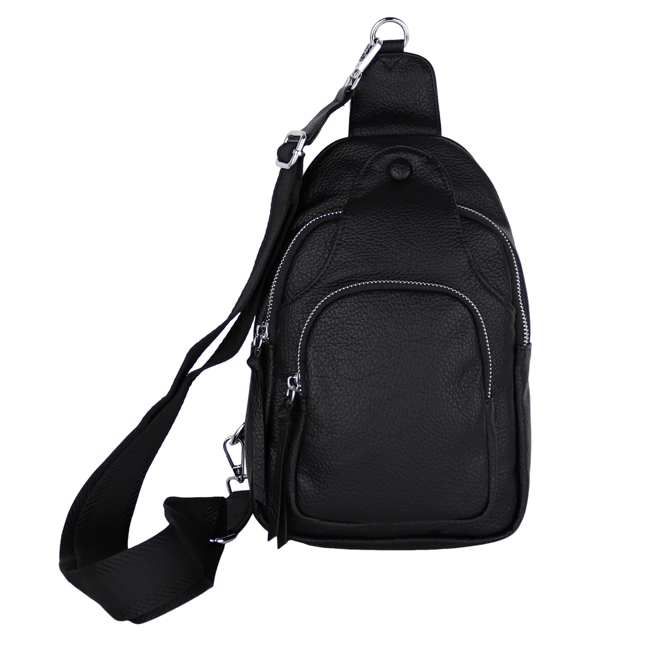 MIRROSI Umhängetasche Sling Bag,Brusttasche, Crossbody 20x29x8cm (für Ausflüge, Reisen, Wanderungen, und Partys, Mittelgroß), auch für die Verwendung als Rucksack oder Daypack geeignet