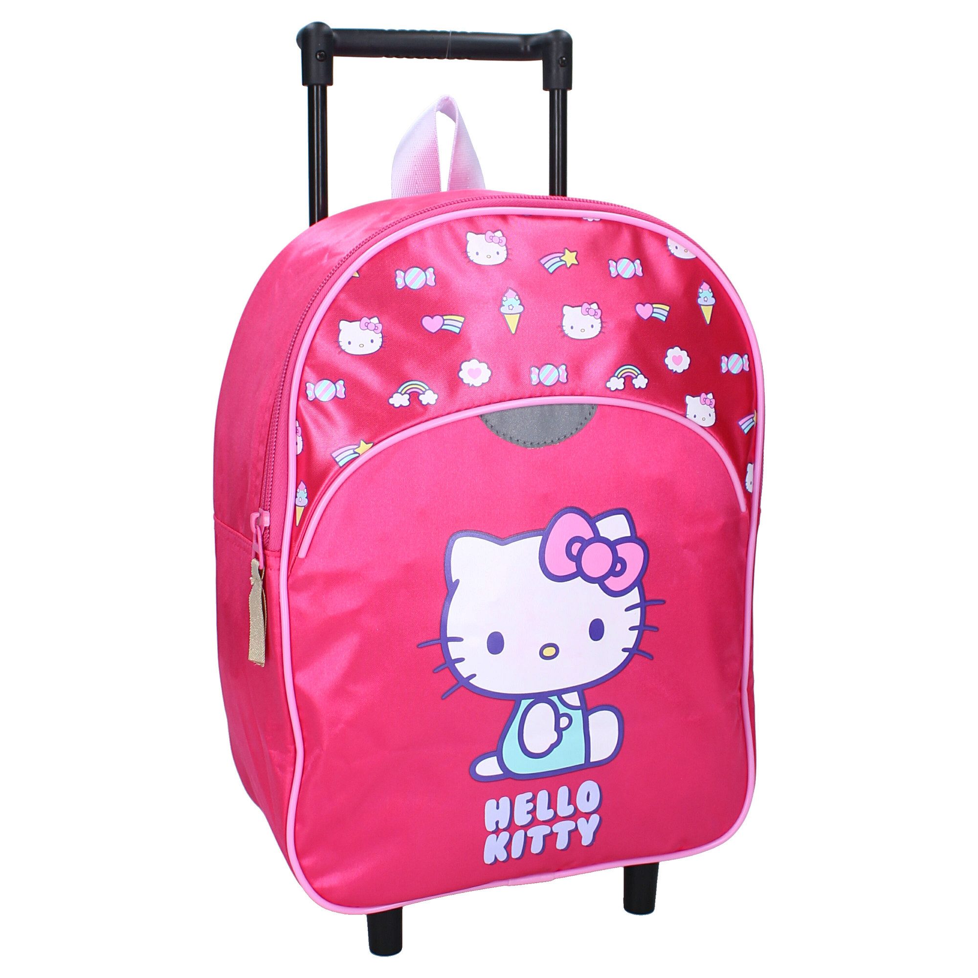 Hello Kitty Kinderrucksack Follow The Rainbow Trolley – Mit verstellbaren Schultergurten