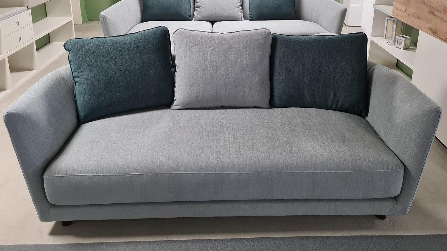 Rolf Benz Sofa Rolf Benz Sofabank Tondo 540 silbergrau 2-Sitzer