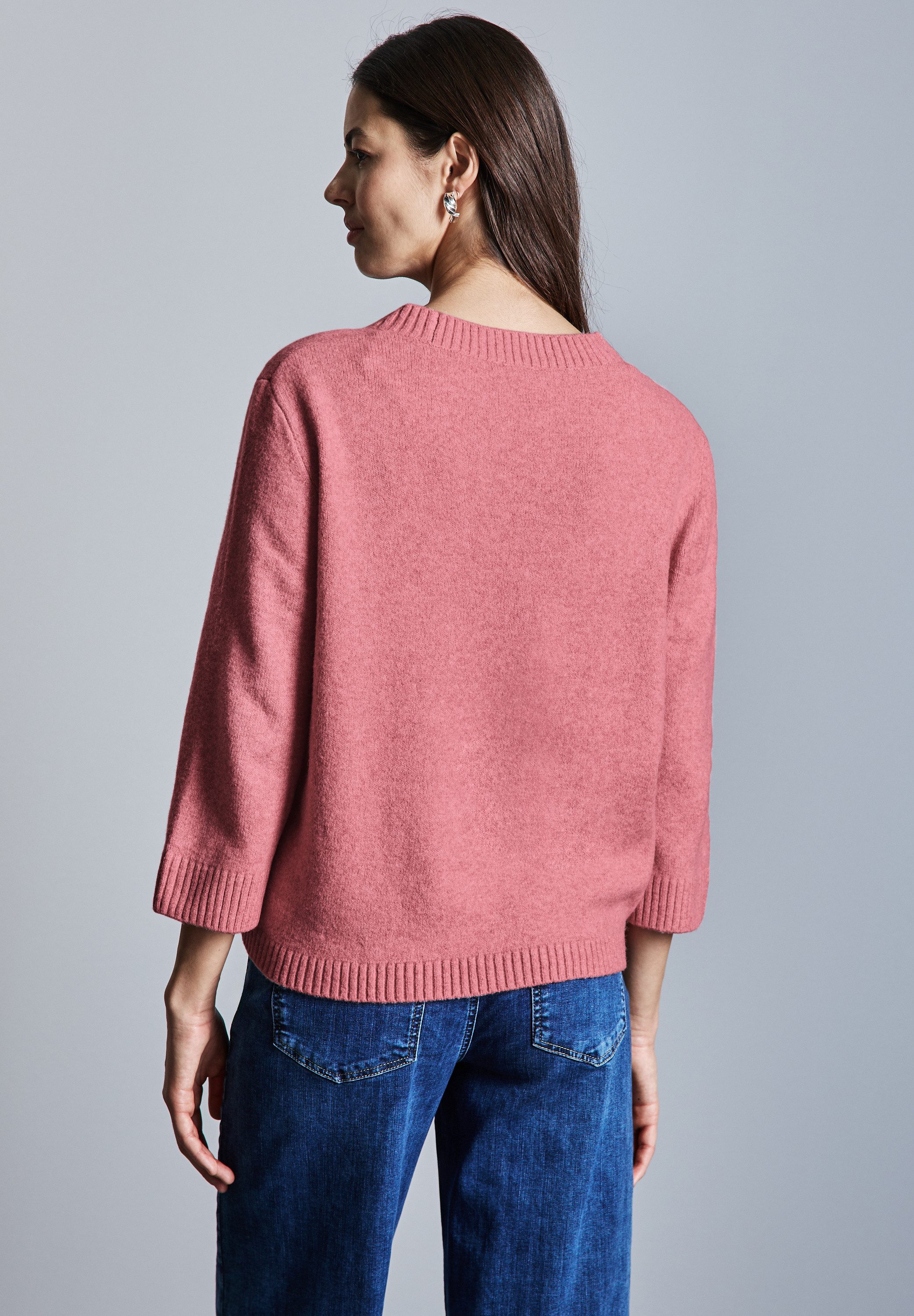 STREET ONE Strickpullover mit 3/4 Ärmeln