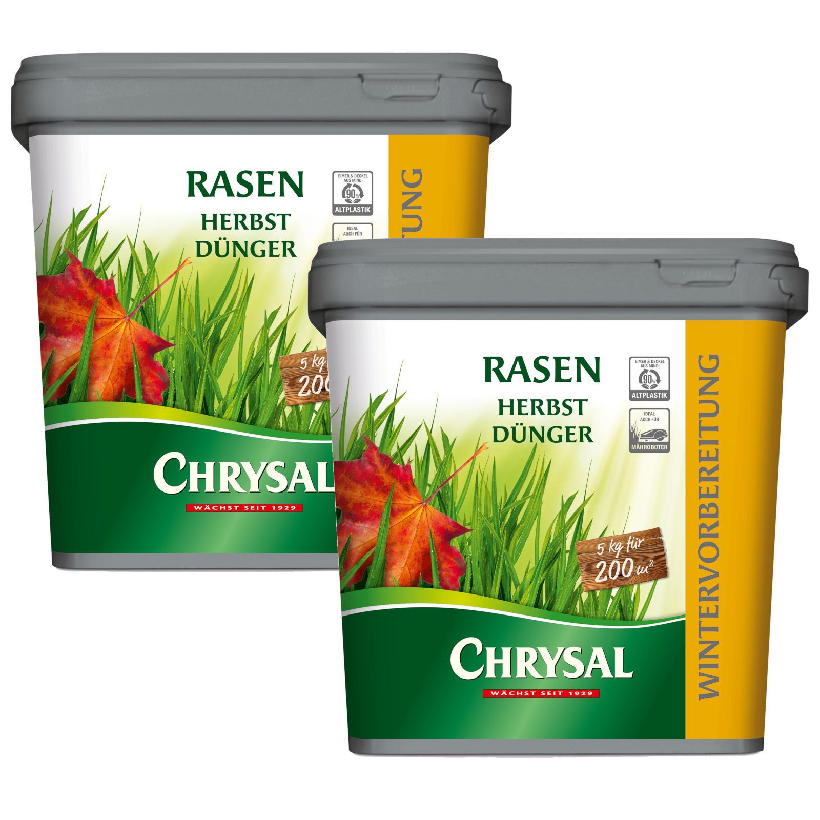 Chrysal Rasendünger Herbstrasendünger 10 kg, Herbst Rasendünger für 400 m²