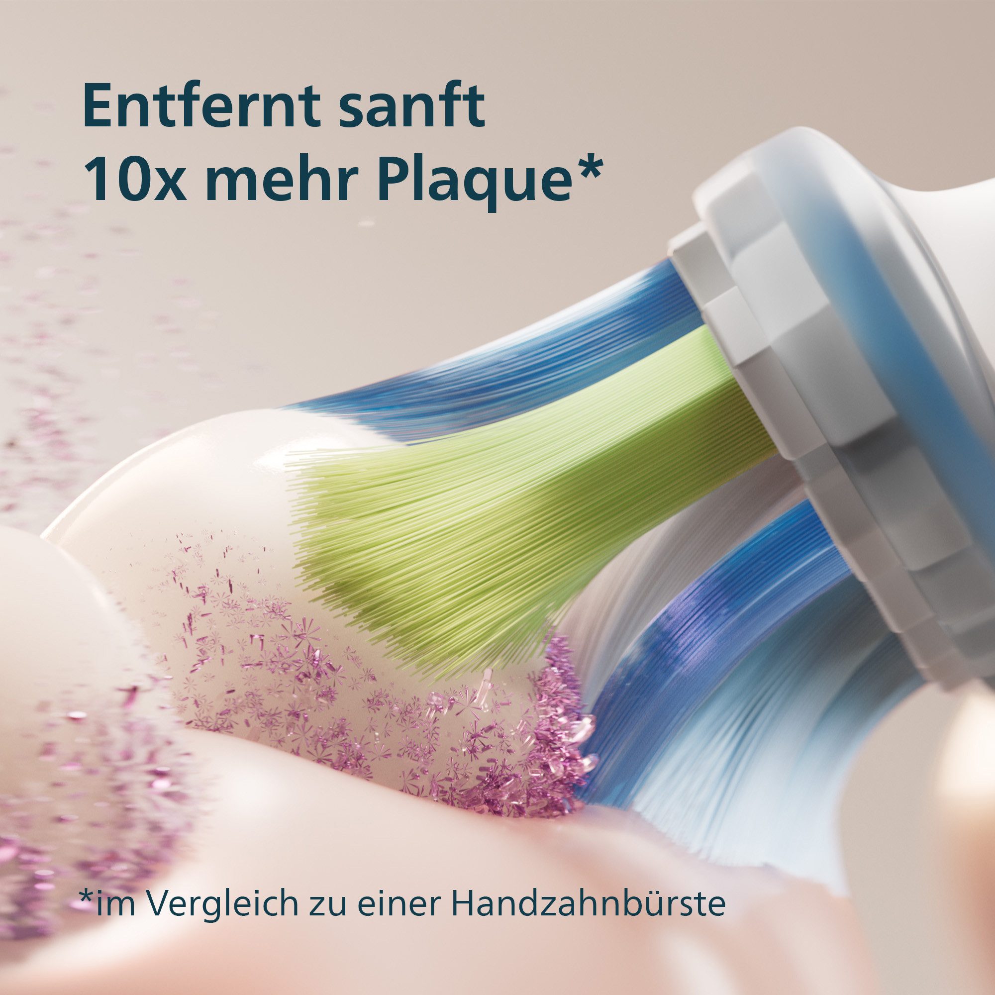 Philips Sonicare Elektrische Zahnbürste DiamondClean 9000 HX9911, Aufsteckbürsten: 1 St., mit Schalltechnologie, Ladeglass, USB-Reiseetui – Bild 4 von 5