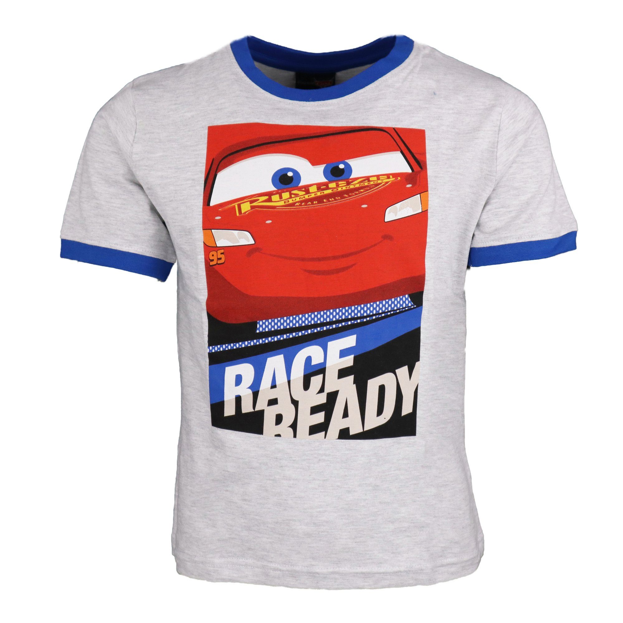 Disney Cars Print-Shirt Disney Cars Lightning MC Queen Kinder Jungen T-Shirt Gr. 98 bis 128