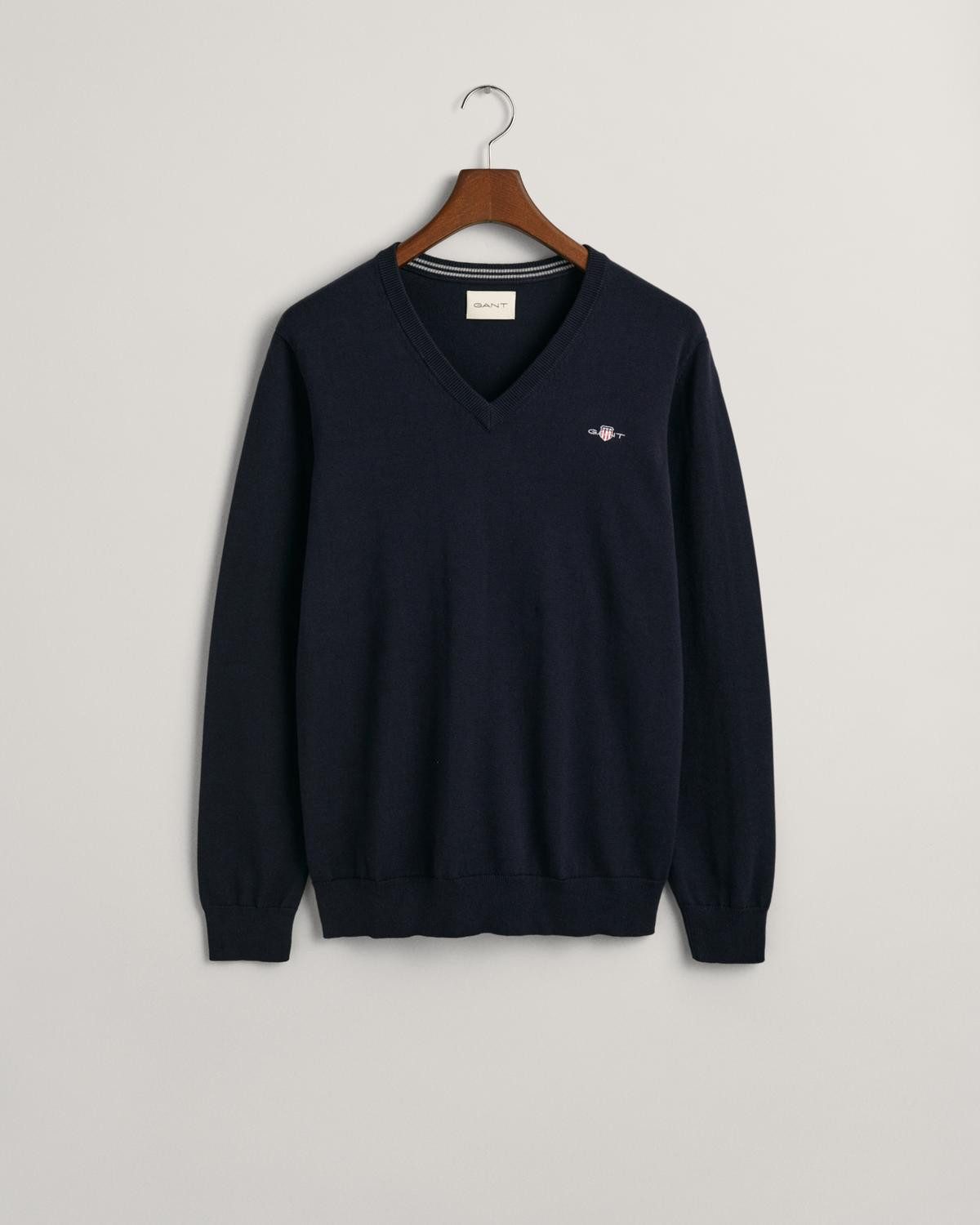 Gant Strickpullover CLASSIC COTTON V-NECK günstig online kaufen
