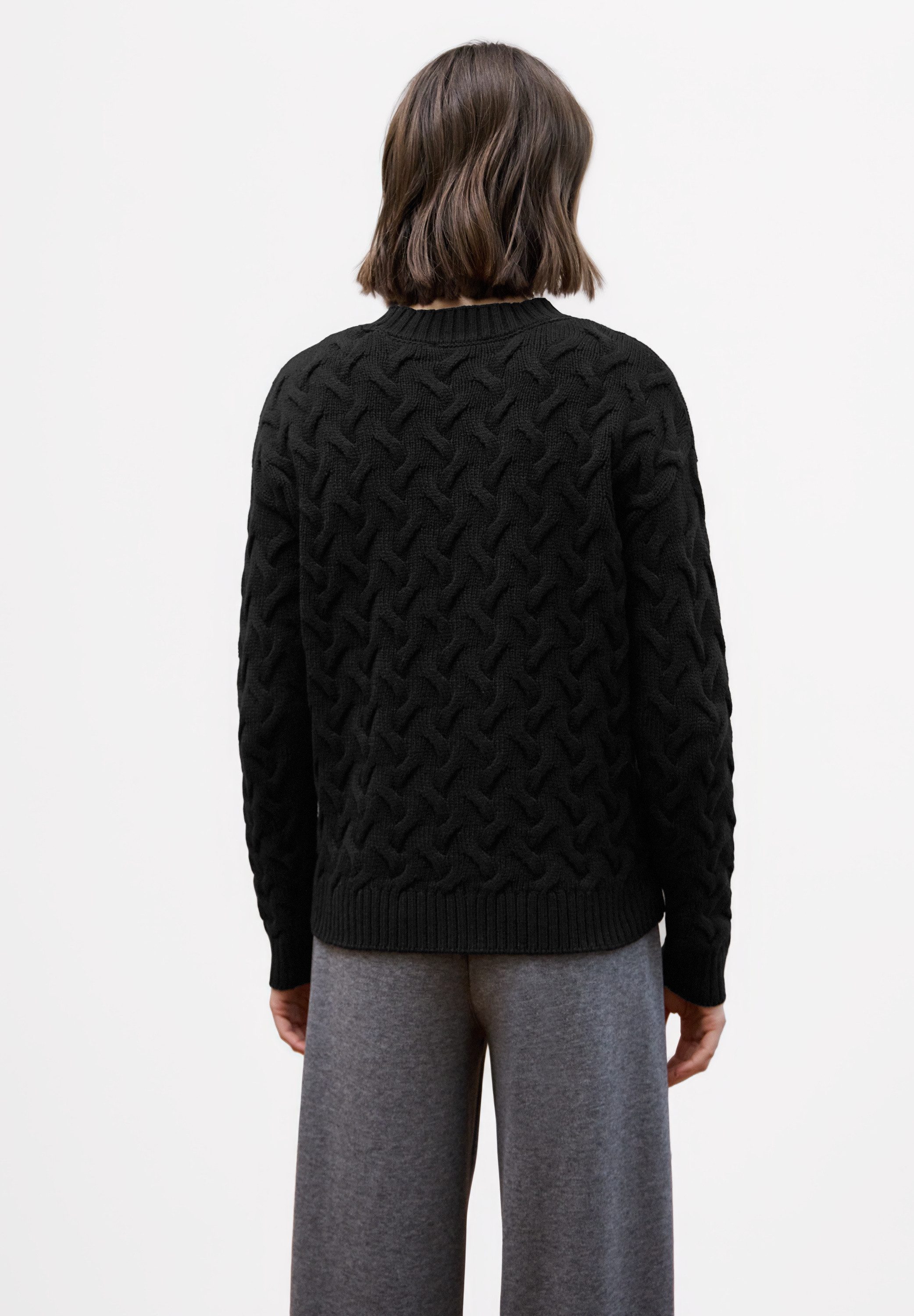 STREET ONE STUDIO Stehkragenpullover im soften Baumwoll-Mix