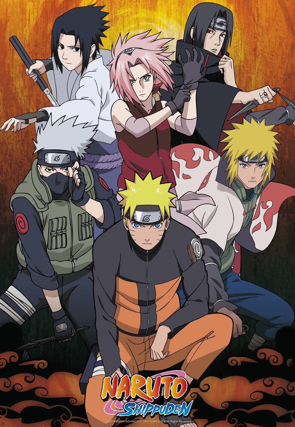 Poster Naruto Shippuden Poster Team 61 x 91,5 cm