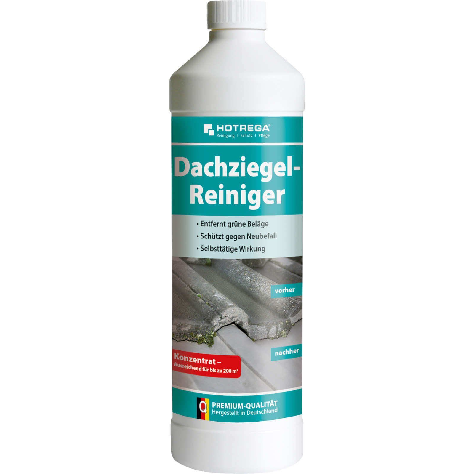 HOTREGA® Dachziegel Reiniger Средство для удаления зелени Очиститель камня Dachreiniger 1L Reinigungskonzentrat