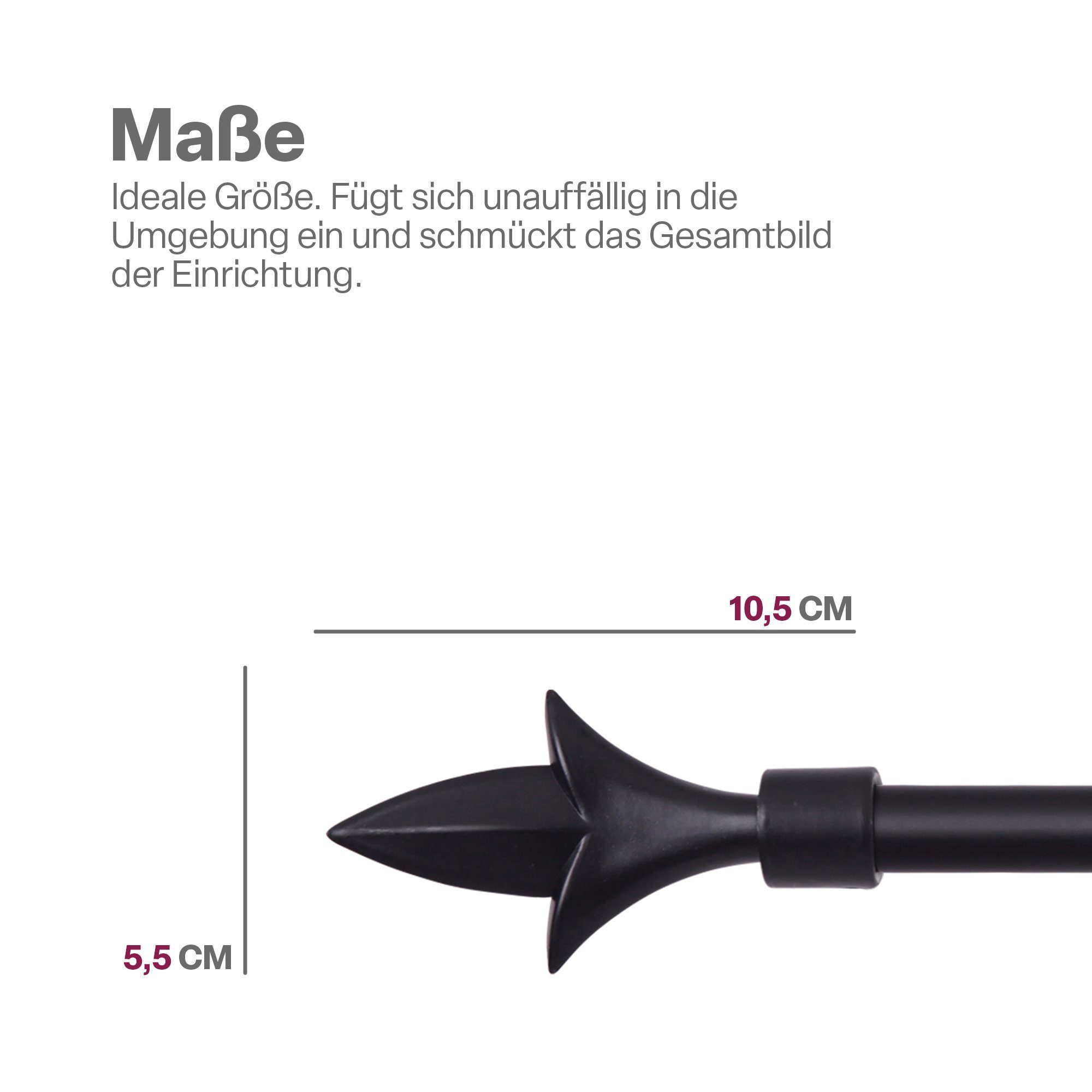 Bestlivings Gardinenstangen-Endstück 11975 - Endkappe für günstig online kaufen