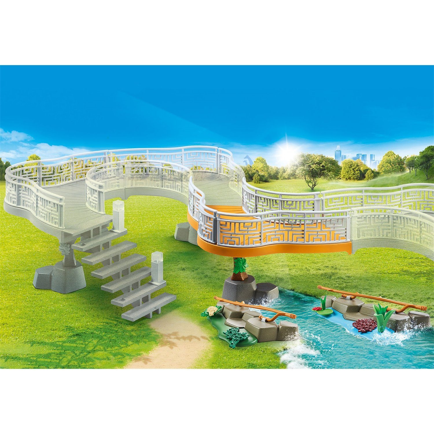 Playmobil® 70348 Erweiterungsset Erlebnis-Zoo Konstruktions-Spielset günstig online kaufen
