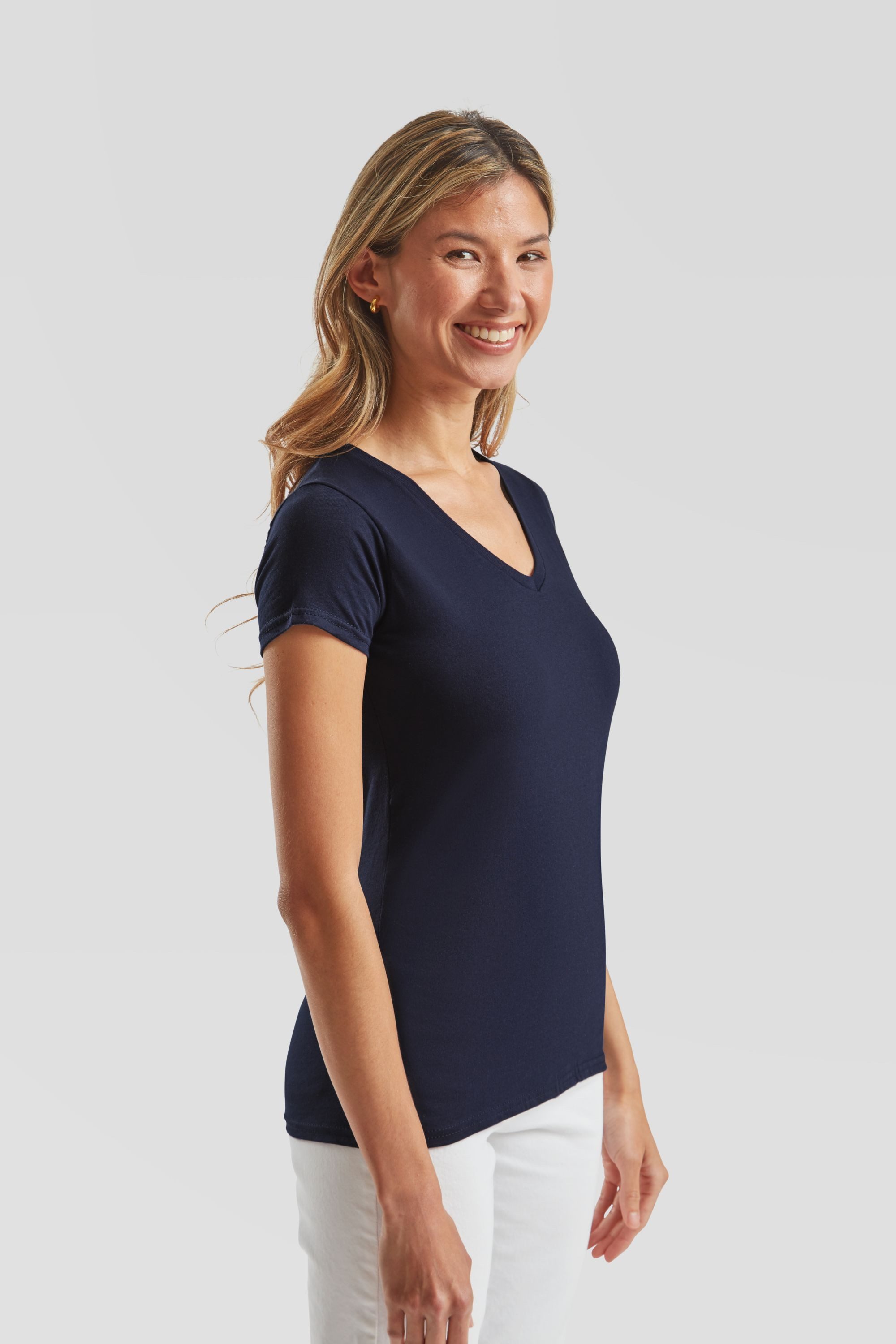 Fruit of the Loom V-Shirt Ladies Iconic 150 V-Neck T-Shirt