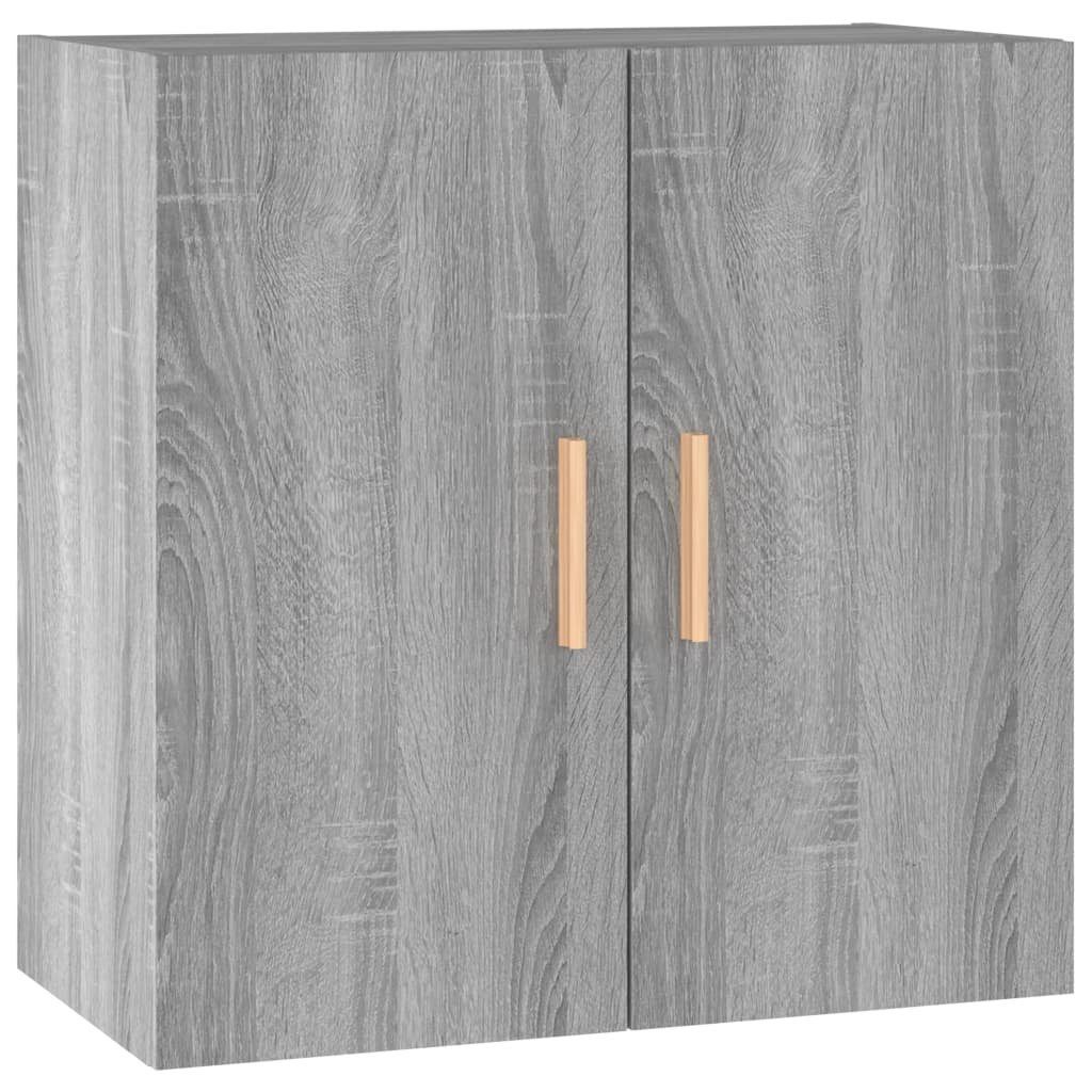 vidaXL Fächerschrank Wandschrank (1-St) Holzwerkstoff Sonoma cm Grau 60x30x60