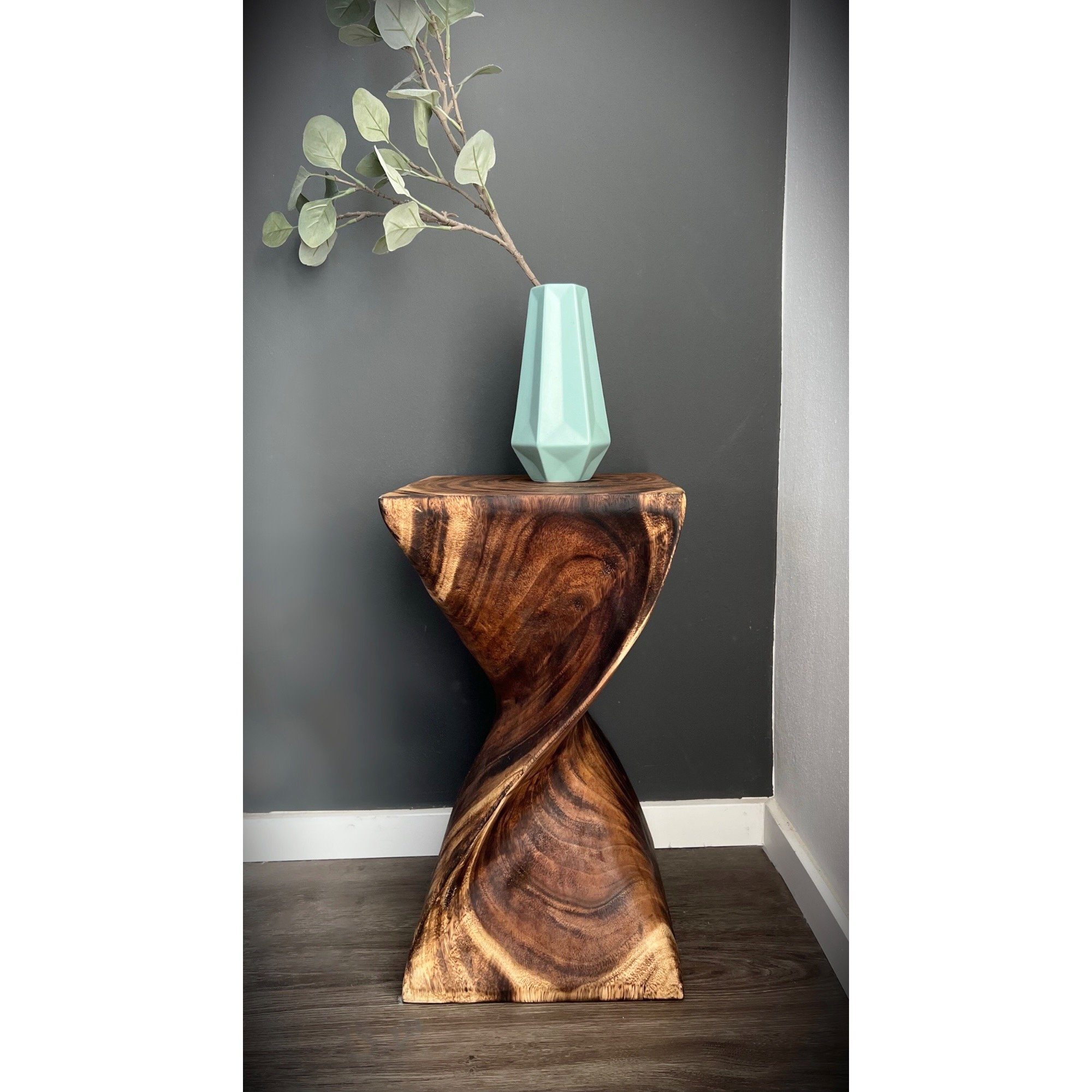 FaHome Blumenhocker Holzhocker - Edler Beistelltisch günstig online kaufen