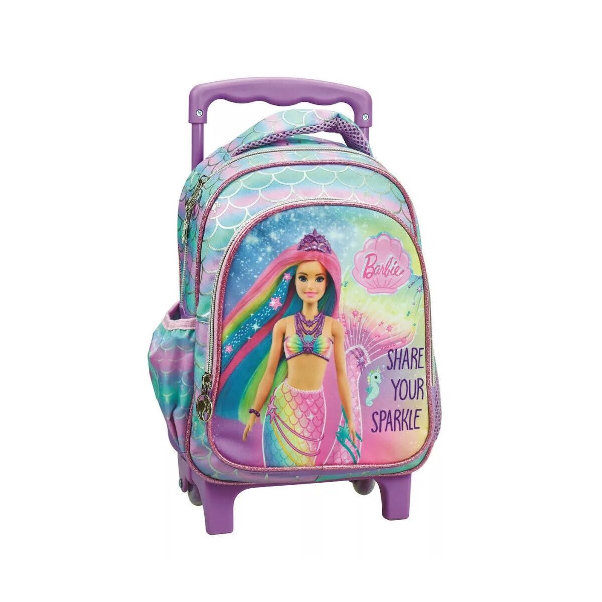 Barbie Kinderrucksack Barbie Sparkle rollender Kindergarten-Rucksack, Tasche 30 cm (1-tlg)