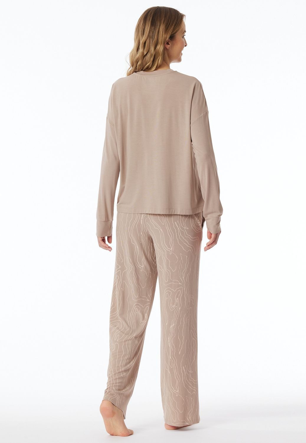 Schiesser Schlafanzug selected! premium (1 tlg) Rundhals-Ausschnitt, Taschen, Modal-Mix