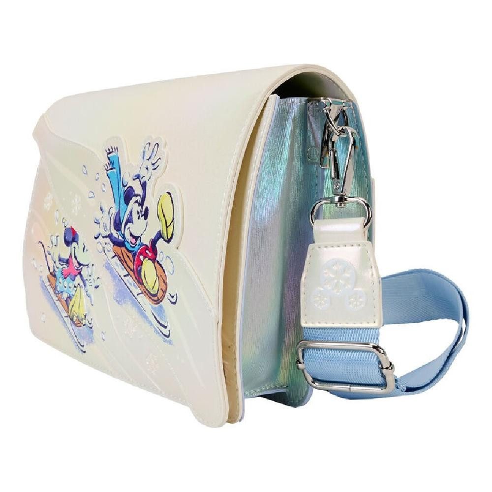 Loungefly Schultertasche Disney Mickey and Friends Winter Wonderland Schultertasche