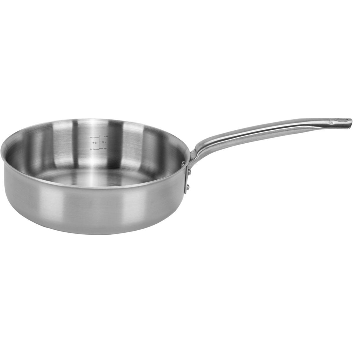 de Buyer Kochtopf Alchimy Gerade Sauteuse Edelstahl 24 cm