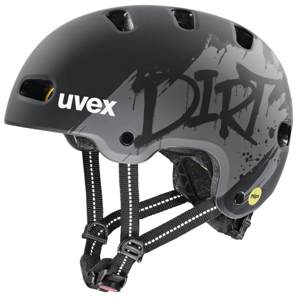 Uvex Fahrradhelm uvex kid 4 style MIPS Kinder-Fahrradhelm 55-58 Zentimeter - dirt black