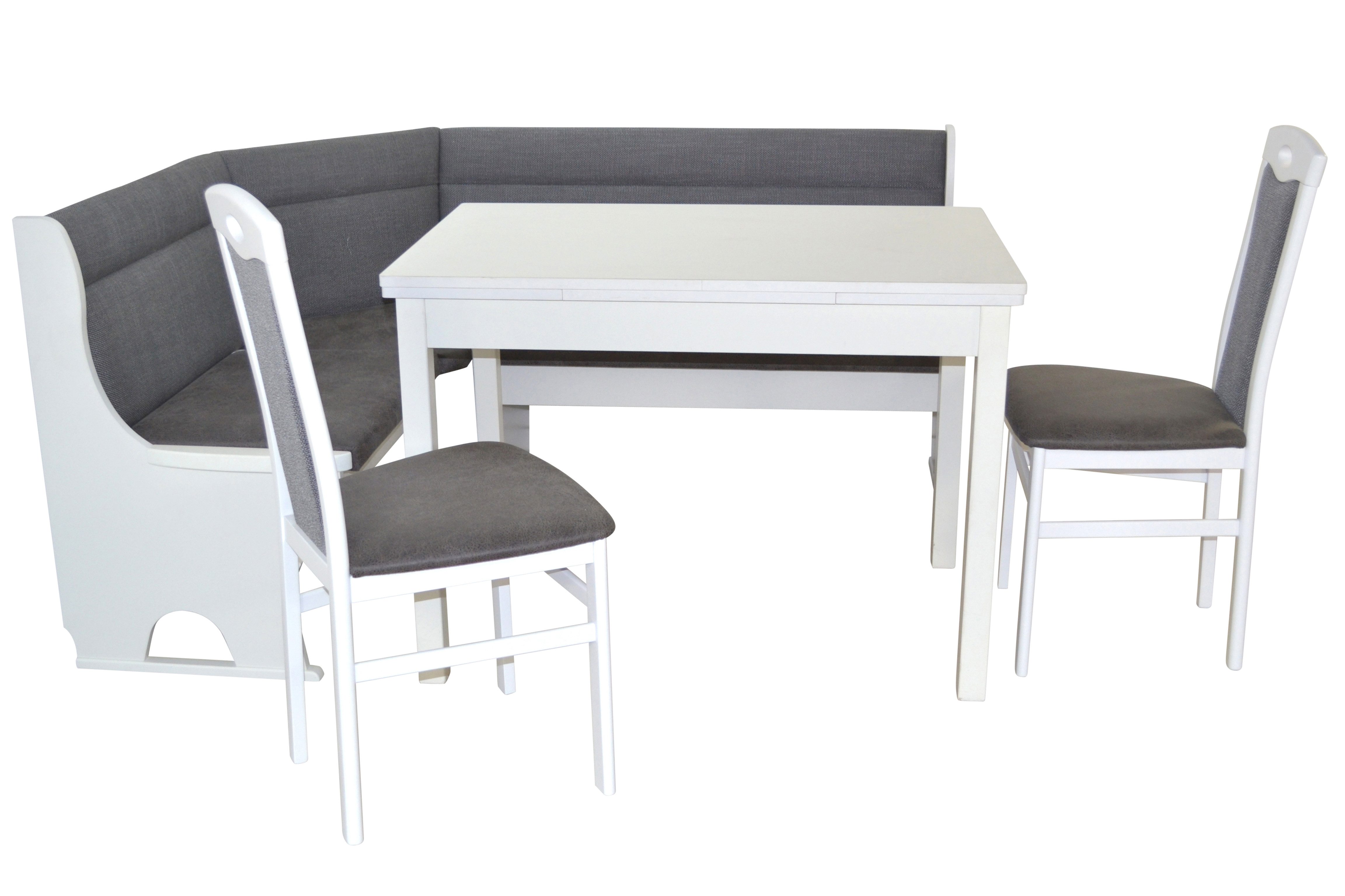 moebel-direkt-online Eckbankgruppe Caro, (Spar-Set, 4tlg. Set), Esstisch ausziehbar, Eckbank mit Stauraum