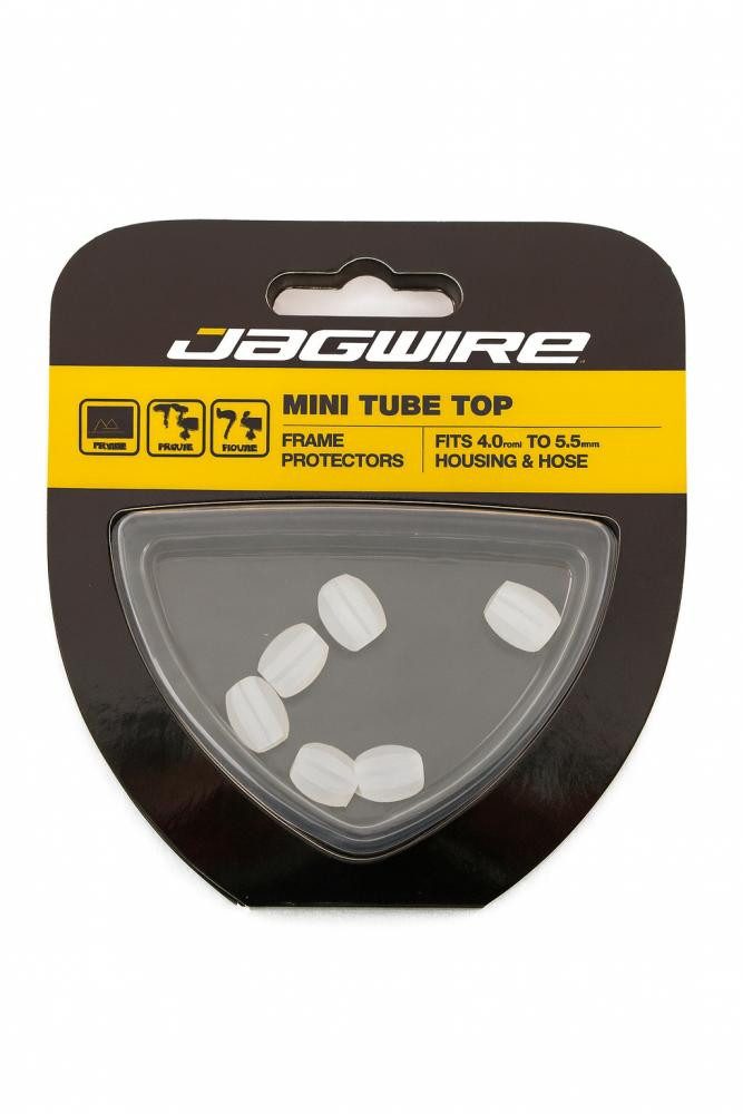Jagwire Fahrradschutzhülle Jagwire Rahmenschützer Mini Tube Tops Mini Transparent - Schutz für Ra