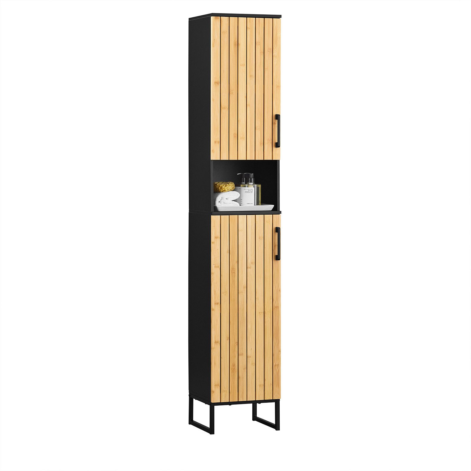 SoBuy Hochschrank BZR201 Badezimmerschrank schmal, Hochschrank günstig online kaufen