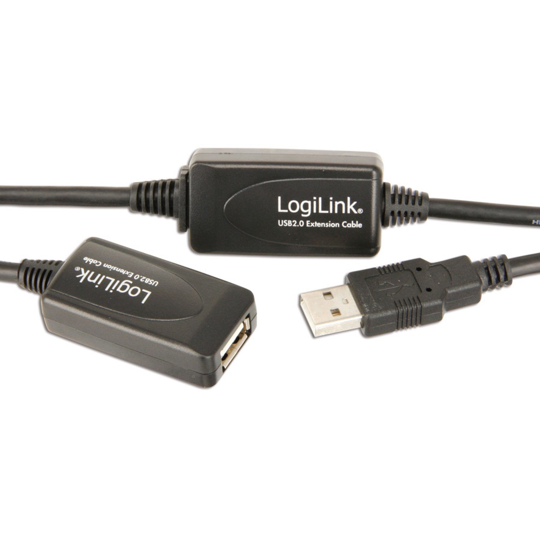 LOGILINK USB 2.0 Repeater-Kabel, 15 m USB-Adapter