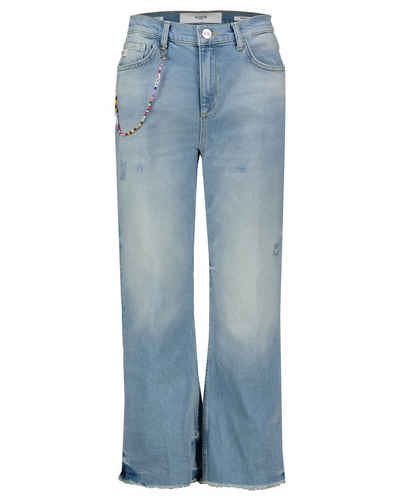 Goldgarn 5-Pocket-Jeans Damen Jeans LINDENHOF Wide Leg (1-tlg)