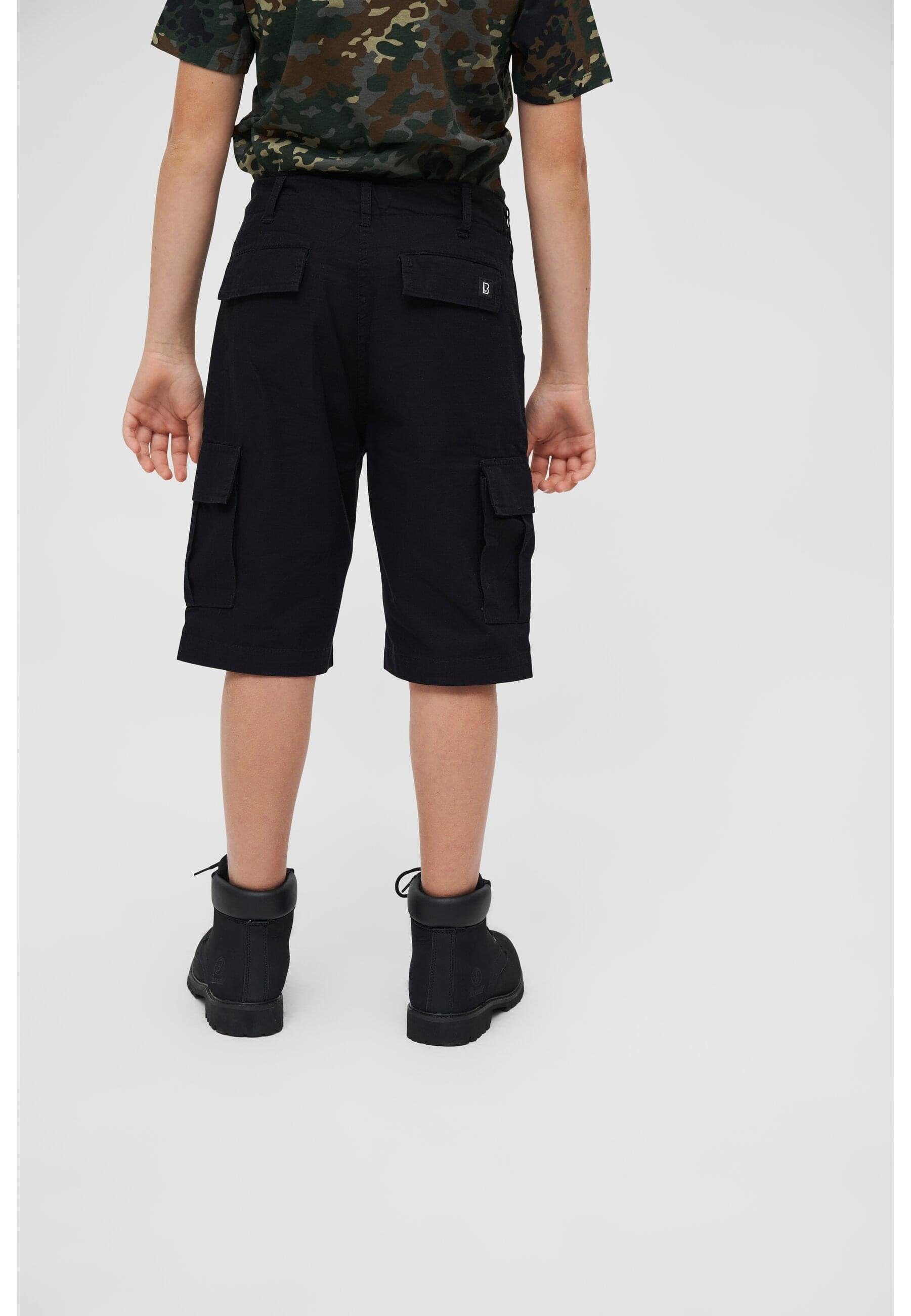 BDU Unisex Stoffhose Kids Shorts (1-tlg) Brandit Ripstop black