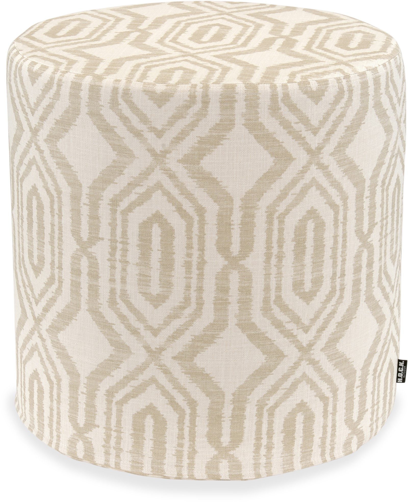 H.O.C.K. Sitzhocker H.O.C.K. Toledo Outdoor Hocker rund ø45x45cm natur beige in&out, Hocker, Sitzhocker, Pouf Hocker, Barhocker - wetterfest, vielseitig