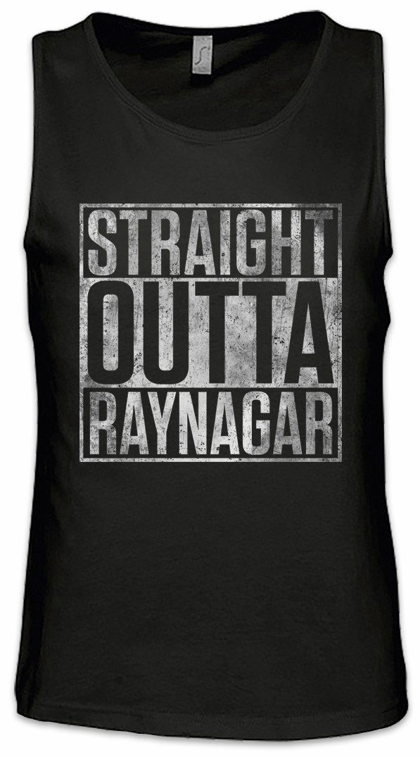 Tanktop Straight Outta Rajnagar Ärmelloses T-Shirt Super Commando Fun Dhruvy
