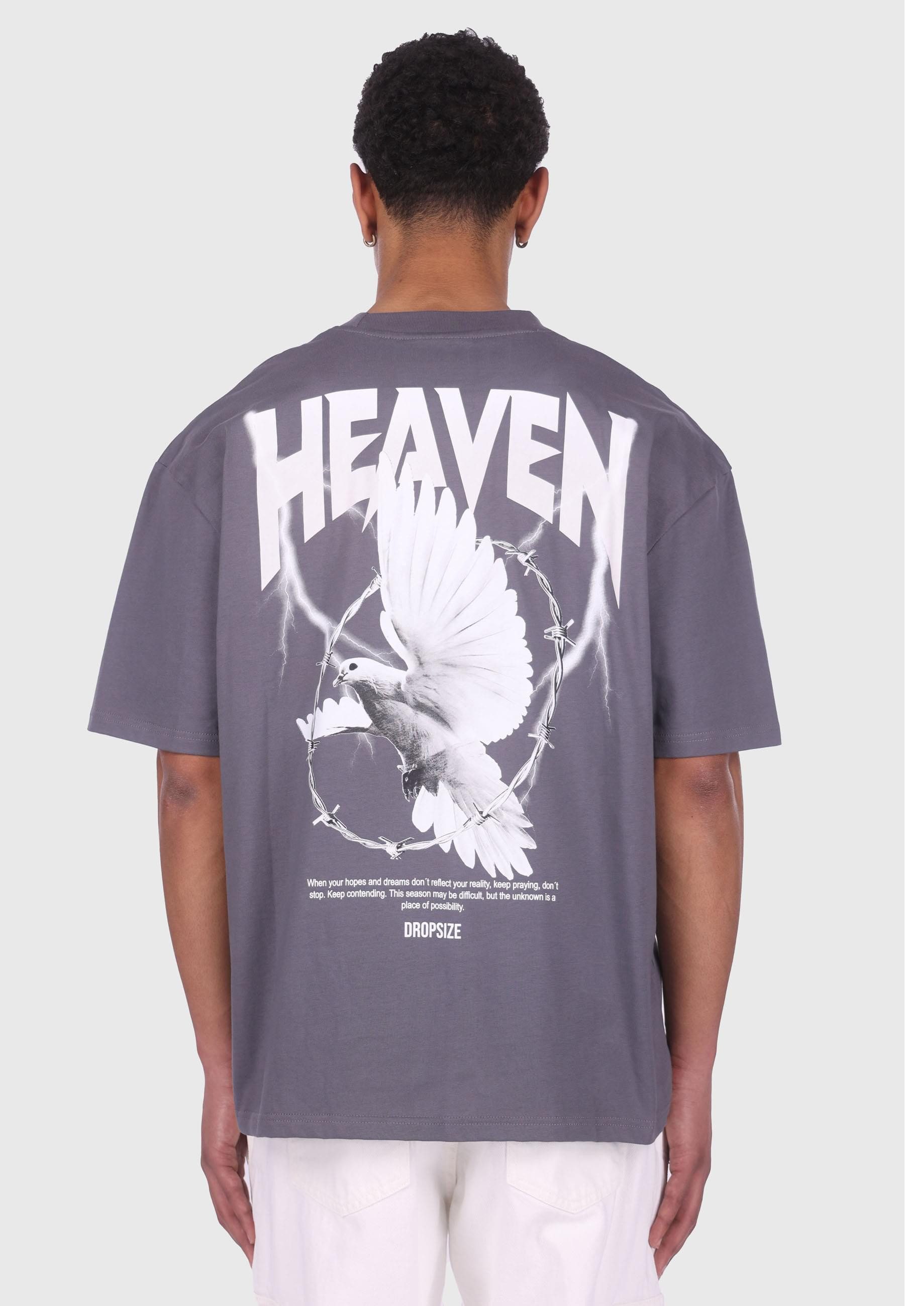 Dropsize T-Shirt Dropsize HEAVY OVERSIZED HEAVEN DOVE T-SHIRT (1-tlg)