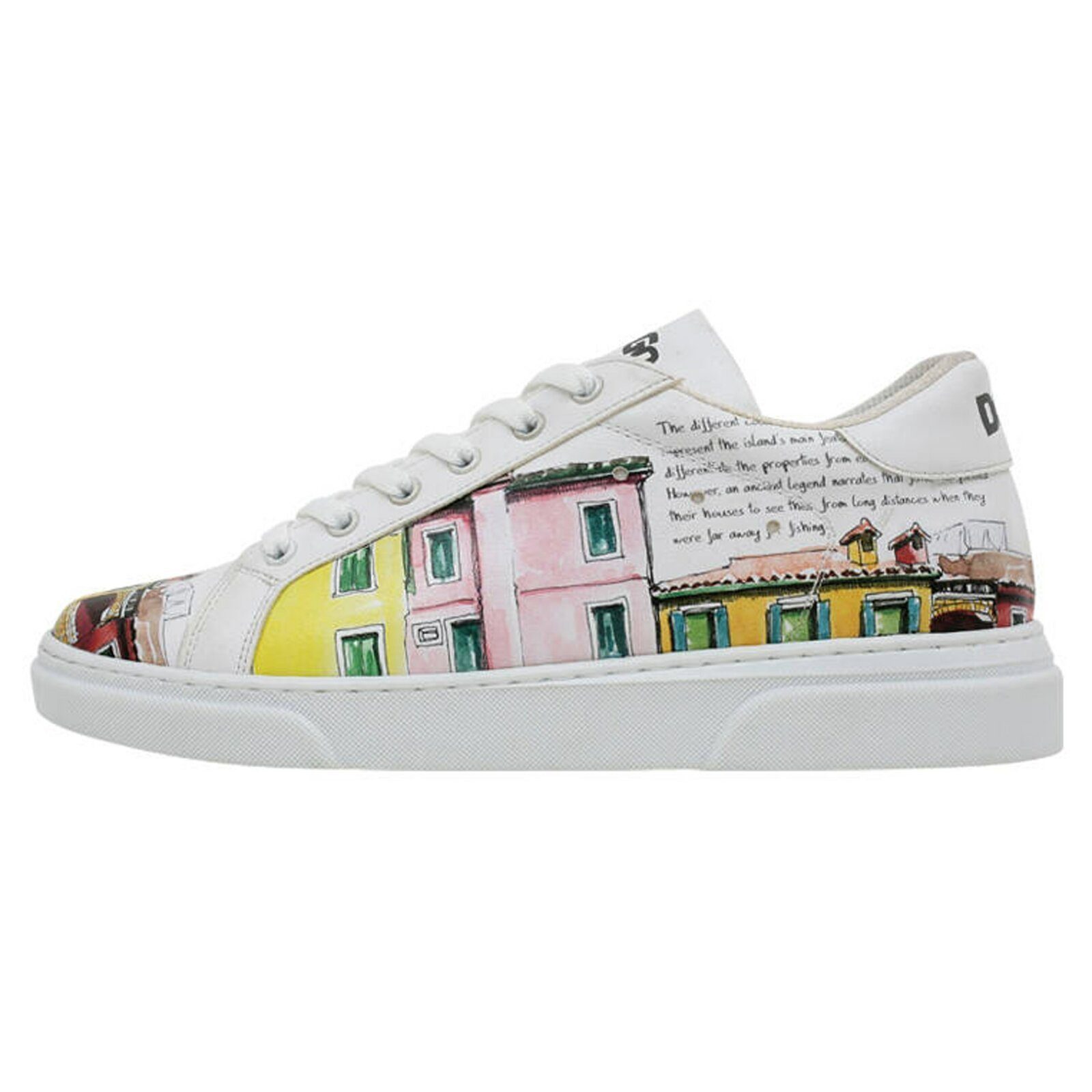 DOGO Ace Low-Top Sneaker Burano Island Damen Sneaker Sneaker Handgefertigt günstig online kaufen