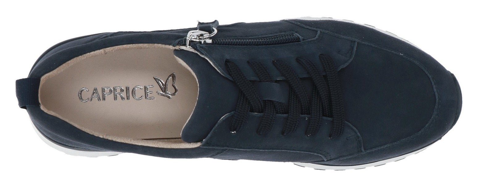 Caprice Keilsneaker, Freizeitschuh, Halbschuh, Schnürschuh in Komfortweite G (weit)