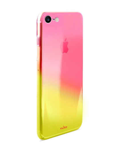 Puro Handyhülle »Puro Hologram Cover Case Schutz-Hülle Farb-Verlauf für Apple iPhone 7 8 SE 2020« Iphone 7 / 8, transparentes Polycarbonat