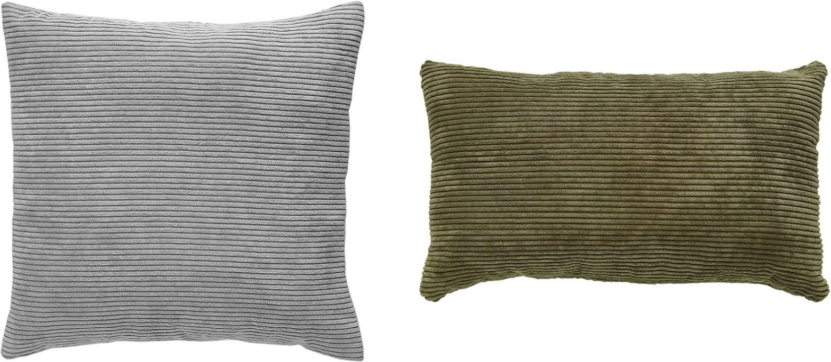 Andiamo Dekokissen Cord Kissen Emy, 4er Set, Kissenhülle mit Füllung, Sofakissen, eckig, 40x40 & 30x50 cm, auch einzeln erhältlich