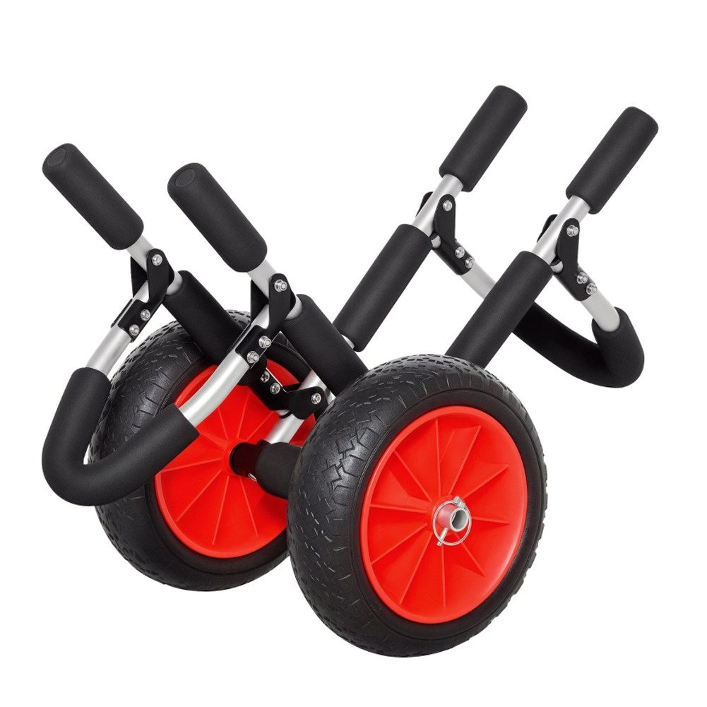 Transportwagen Surfwagen klappbar bis 45 kg, mit Spanngurte, luftlose Stollenreifen