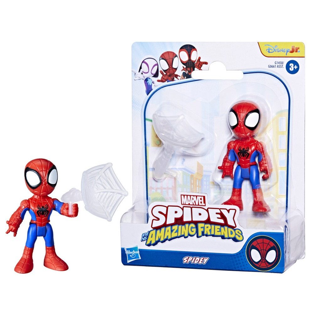 Hasbro Spielfigur Marvel Spidey and his amazing Friends Spielfigur schwarz/rot 7,6cm