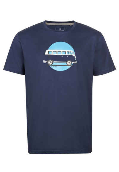 Elkline T-Shirt »Stimmt Alles« Stabil Kurzarm VW Bulli Brust Print