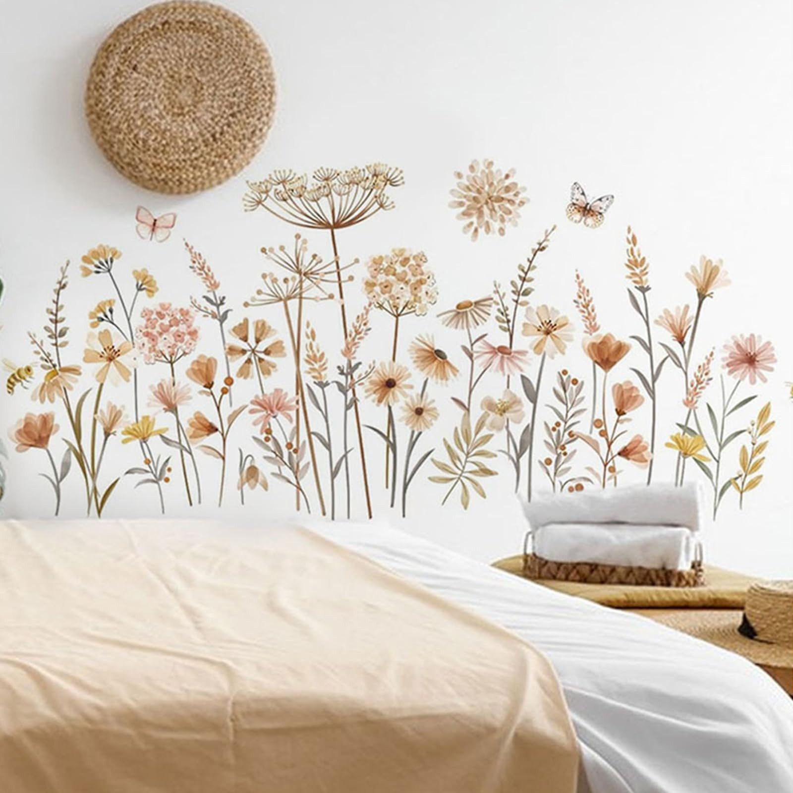 BlingBin Wandtattoo Wandsticker Blumen Boho Wandaufkleber, günstig online kaufen