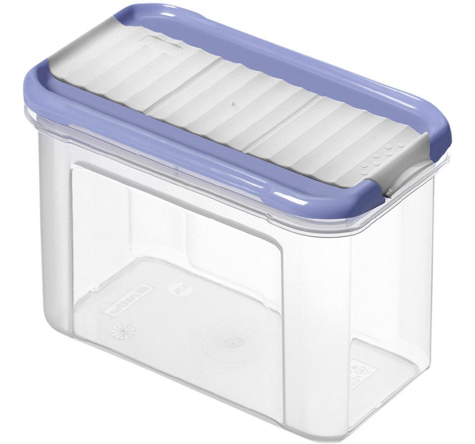 ROTHO Vorratsdose Rotho Vorratsdose Domino, 0,75 l horizon blau, Kunststoff
