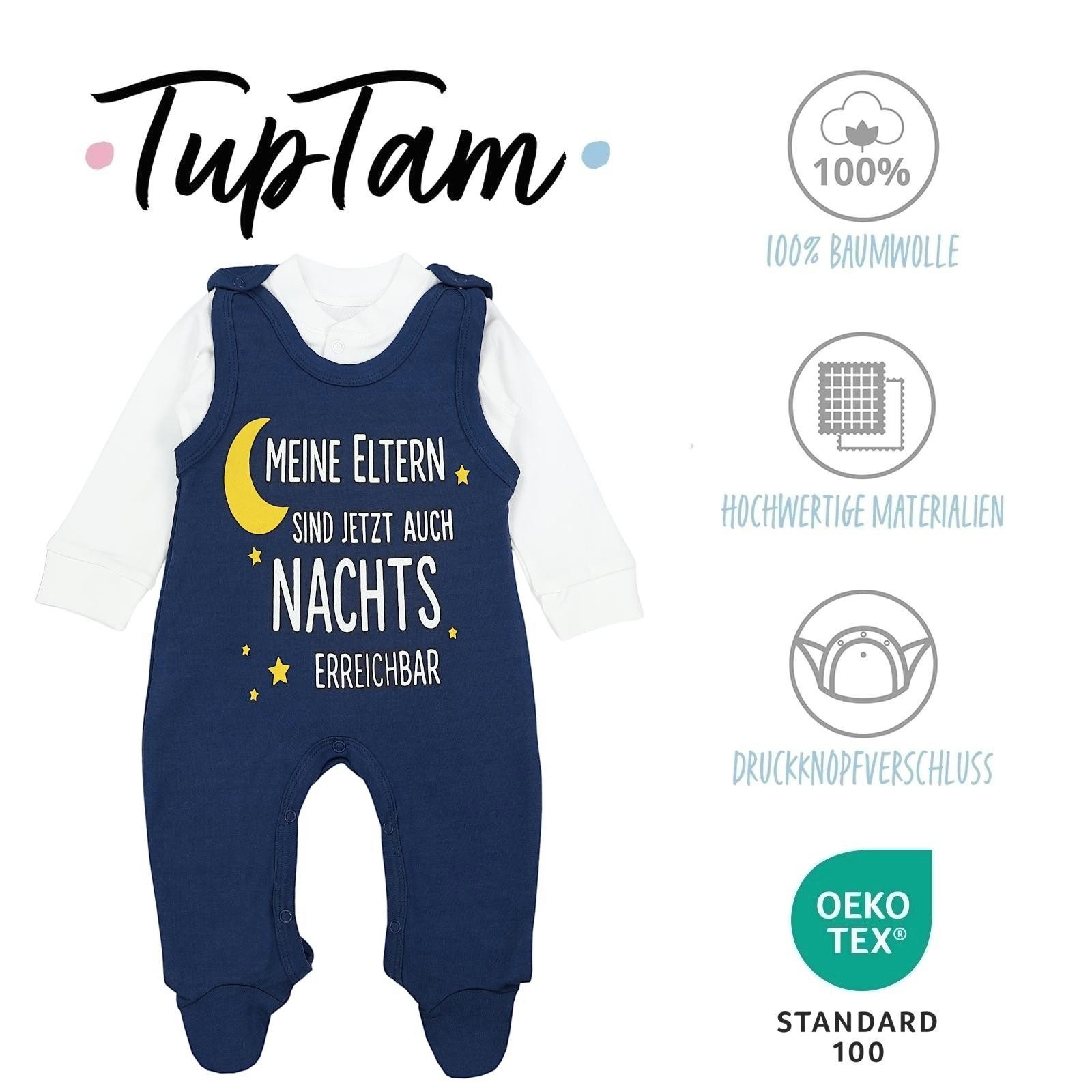 TupTam Strampler TupTam Unisex Baby Strampler Set Spruch Mamas & Papas Schatz – Bild 2 von 5